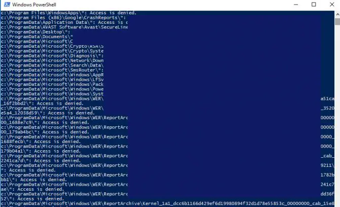 Using iCACLS in PowerShell Using iCACLS in PowerShell