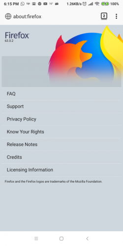 Check What Version Of Firefox Do You Have Installed On Your System 4 About Firefox on Android