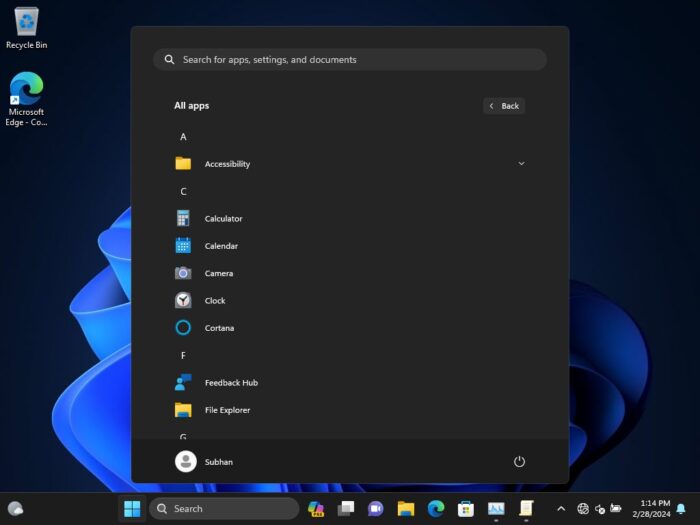 How To Customize The Windows 11 Start Menu With Group Policy 3 All apps in Start menu