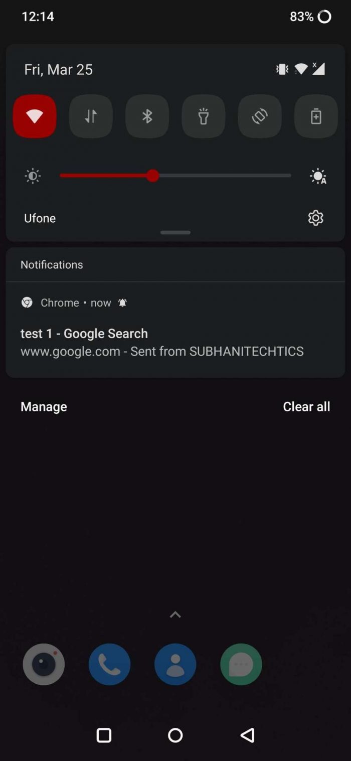 How To Transfer All Open Tabs Between Chrome Android and Chrome Desktop 8 Android notification of shared tab