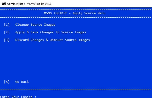 How To Add/Remove Windows Components From ISO Images Using MSMG Toolkit 6 apply