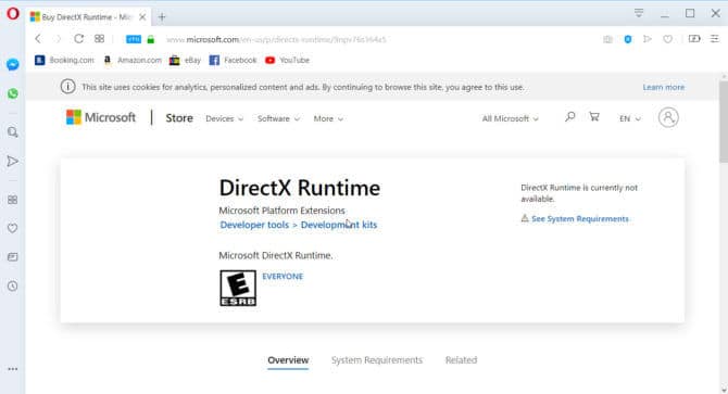 Buy DirectX Runtime from Microsoft Store Buy DirectX Runtime from Microsoft Store
