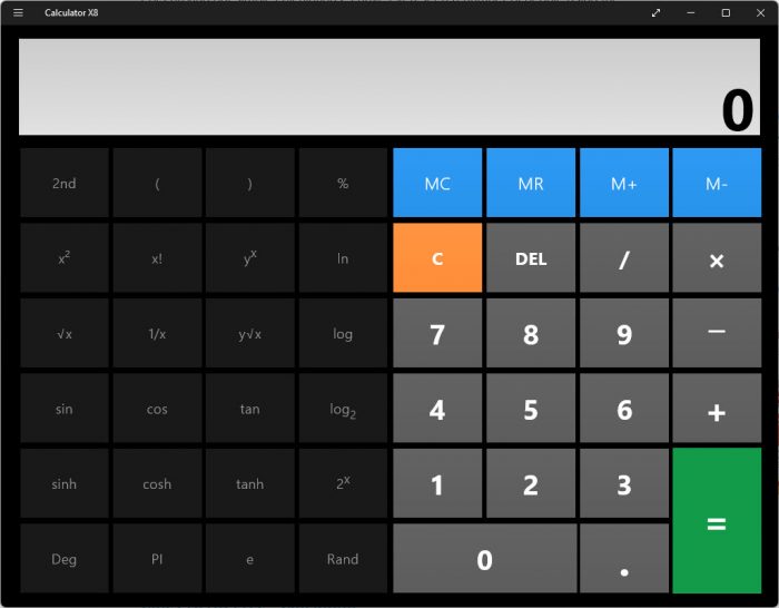 Top 3 Windows Calculator Alternatives 3 Calculator X8