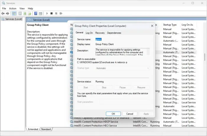 How To Fix GPUpdate /Force Not Implementing Policy 2 Cannot restart Group Policy Client service