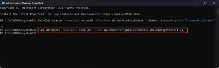 All The Ways To Adjust Screen Brightness On Windows 11 12 Change screen brightness from PowerShell