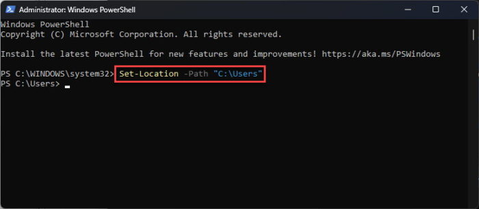 How To Work With Filesystems And Directories In PowerShell 3 Change to different directory/folder in PowerShell