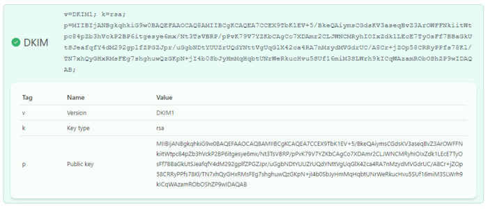 What Is DomainKeys Identified Mail (DKIM) In Email Authentication And How Does It Work 6 Check DKIM records