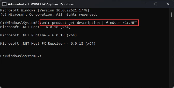 Download .NET 6.0.18 LTS (Offline Installers) 3 Check the installed NET version
