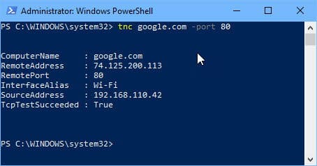 Checking open port using PowerShell Checking open port using PowerShell