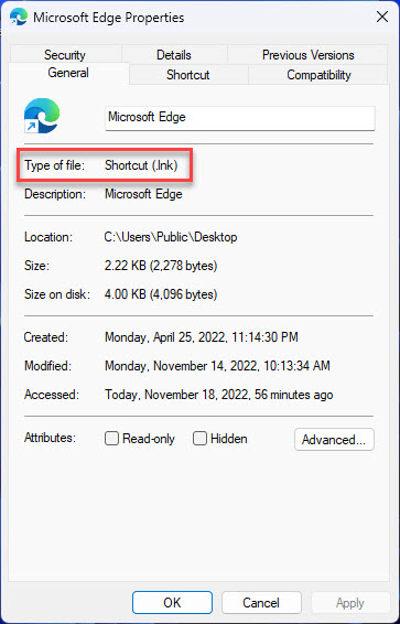 What Is .LNK File And Is It Safe? 5 Confirm file type