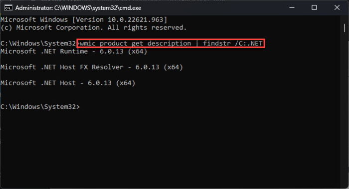 Download .NET 6.0.13 (Offline Installers) 3 Confirm installed NET version 1