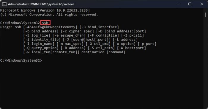 How To Install The OpenSSH Client On Windows 5 Confirm OpenSSH installation