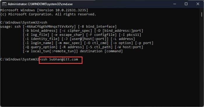 How To Install The OpenSSH Client On Windows 6 Connect to remote PC using SSH