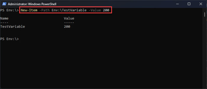 Windows Environment Variables - The Ultimate Guide For All Windows Versions 29 Create a new variable in Env drive