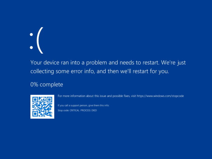 How To Fix Critical Process Died BSoD Error On Windows 11, 10 42 Critical Process Died BSOD