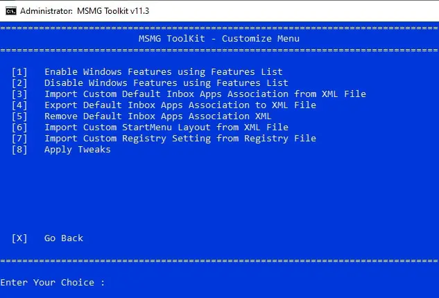 How To Add/Remove Windows Components From ISO Images Using MSMG Toolkit 5 customize