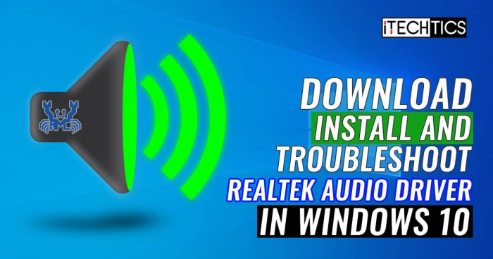 How to Download and Install Realtek HD Audio Manager And Driver for Windows 10 1 How to Download and Install Realtek HD Audio Manager And Driver for Windows 10 1