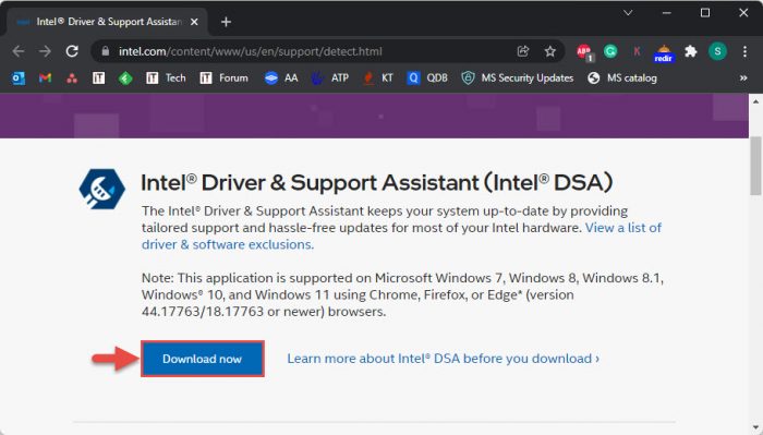 How To Install Latest Intel Drivers using Intel Driver and Support Assistant 1 Intel Driver and Support Assistant