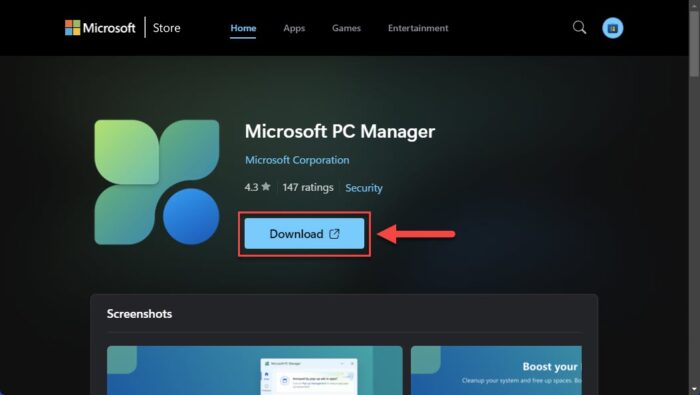 Download PC Manager
