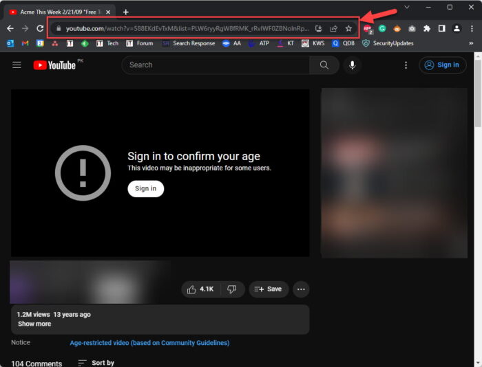 Edit URL