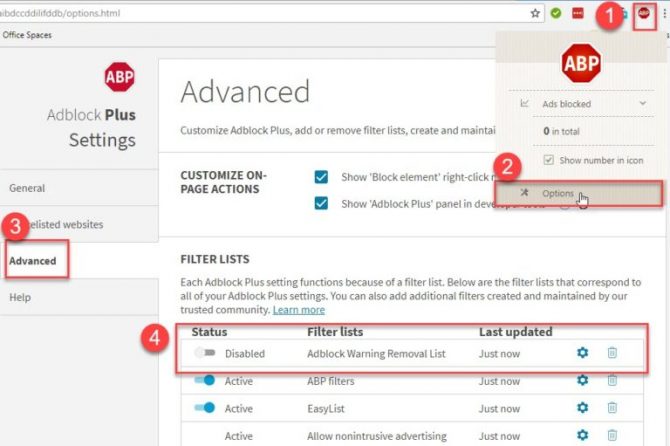 What is Adblock Warning Removal List And How To Add It In Your Browser 2 Enable Adblock Warning Removal List in Chrome