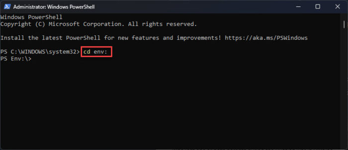 Windows Environment Variables - The Ultimate Guide For All Windows Versions 27 Enter the Env drive