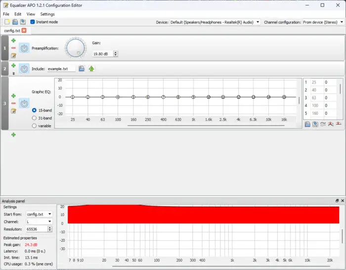 How To Increase The Maximum Volume Beyond 100% In Windows 13 Equalizer APO