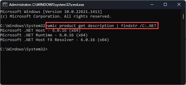 Download .NET 6.0.16 LTS (Offline Installers) 3 Find the installed NET version