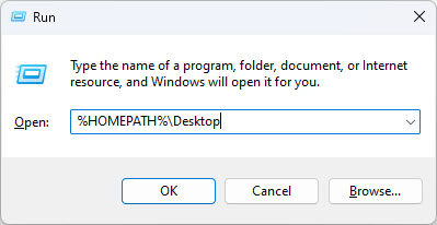 Windows Environment Variables - The Ultimate Guide For All Windows Versions 2 homepath desktop variable