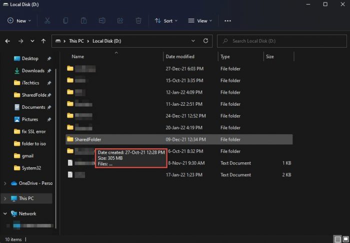 How To Show Folder Size In Windows 4 View folder/file size by hovering in Explorer