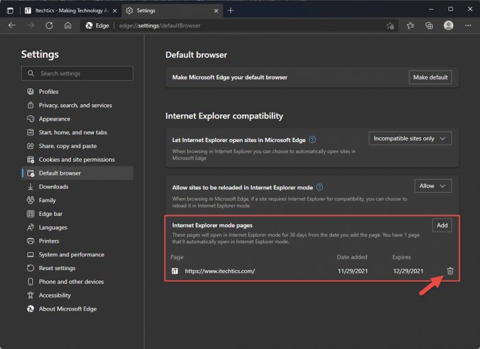How to Enable and Use IE/Compatibility Mode on Microsoft Edge 11 IE mode pages