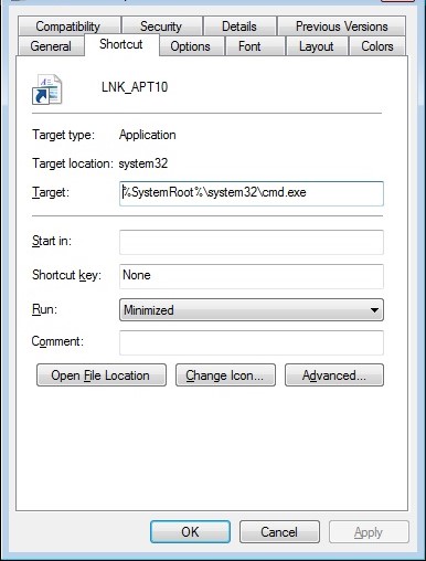 What Is .LNK File And Is It Safe? 9 Infected LNK file 1