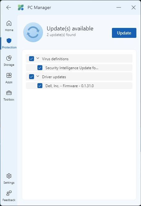 Microsoft Makes PC Manager Generally Available For PC Health Monitoring And Performance Optimizations 7 Install pending updates with PC Manager