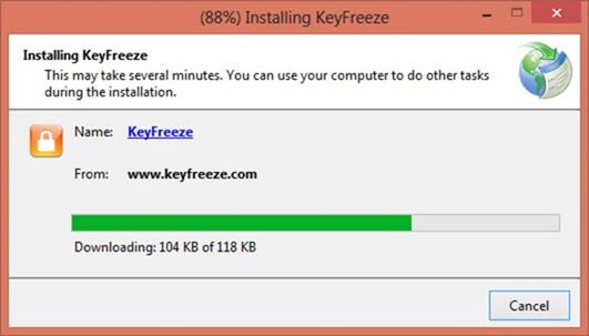 Installing KeyFreeze KeyFreeze downloading and installing
