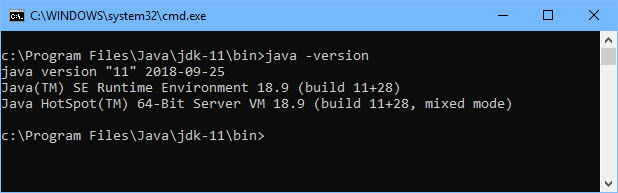 Download Java 11 Offline Installers For All Operating Systems 1 Java 11 version check