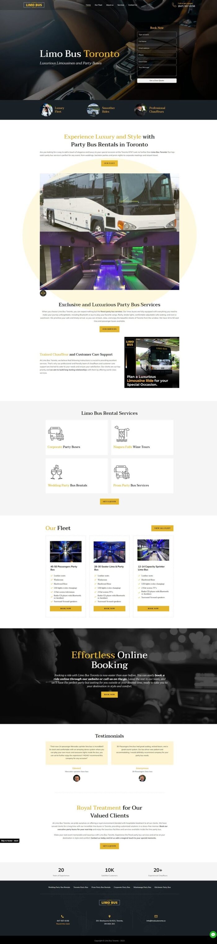 LimoBusToronto 2 limobustoronto ca new site