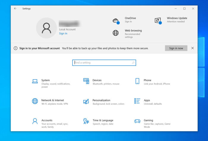 Microsoft Adds Account Notification To Windows 10 Settings With KB5036979 1 Microsoft account notifications in Setting app