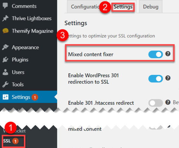 Mixed content fixer