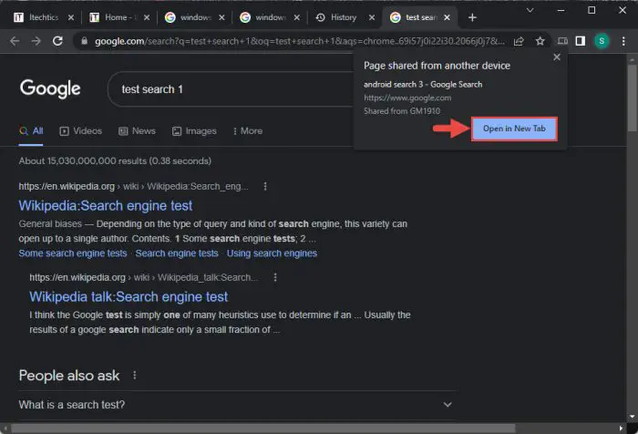 How To Transfer All Open Tabs Between Chrome Android and Chrome Desktop 12 open in new tab