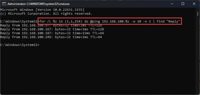 How To Ping Multiple Hosts Or IP Addresses At Once 1 Ping multiple hosts from Command Prompt at once