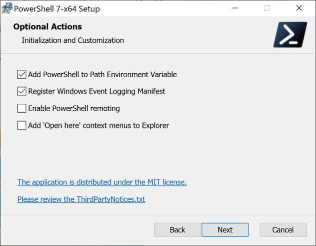 PowerShell 7: Download, Install, Update And Usage Guide 2 PowerShell 7 optional actions