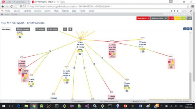 Network Mapping Tools: The Best Free and Paid Solutions 5 PRTG Mapping SNMP Devices