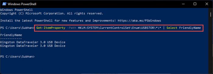 How to remove all traces of USB drives ever connected to your computer 4 pwsh 1