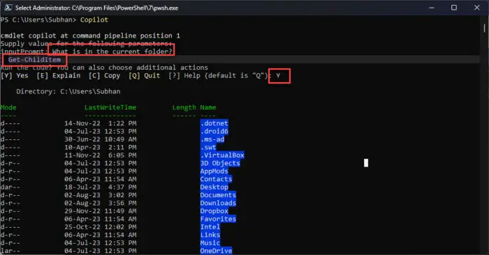 How To Install And Use GitHub PowerShell Copilot Using PowerShell Module 11 Query GPT through PowerShellAI