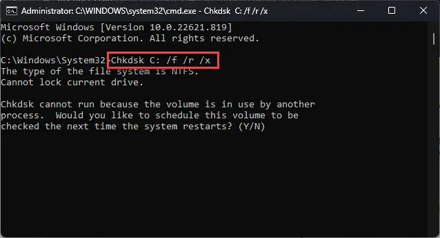 How To Check And Repair Hard Disk for Bad Sectors & Errors 10 Run the CHKDSK utility