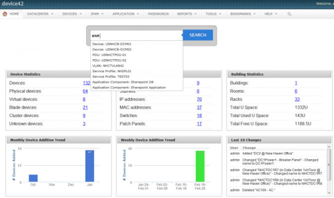 Network Mapping Tools: The Best Free and Paid Solutions 8 Searching Mapped Devices in Device42