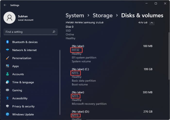 FAT32, exFAT Or NTFS! Which Is The Best File System? 1 settings 2