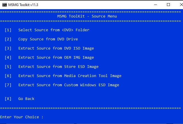 How To Add/Remove Windows Components From ISO Images Using MSMG Toolkit 2 source