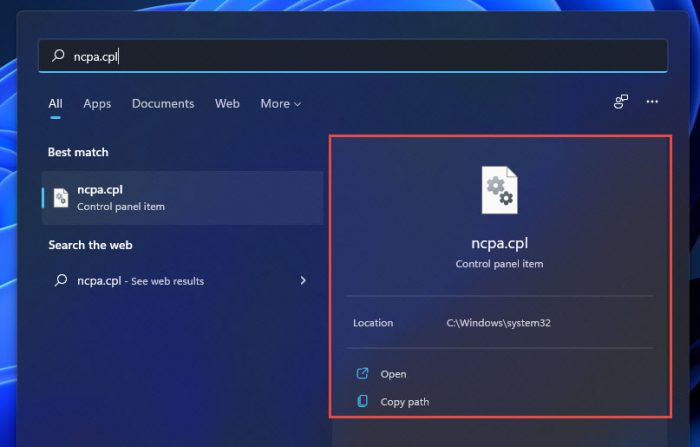 List of Windows Control Panel Applets (CPL Files) 6 start menu