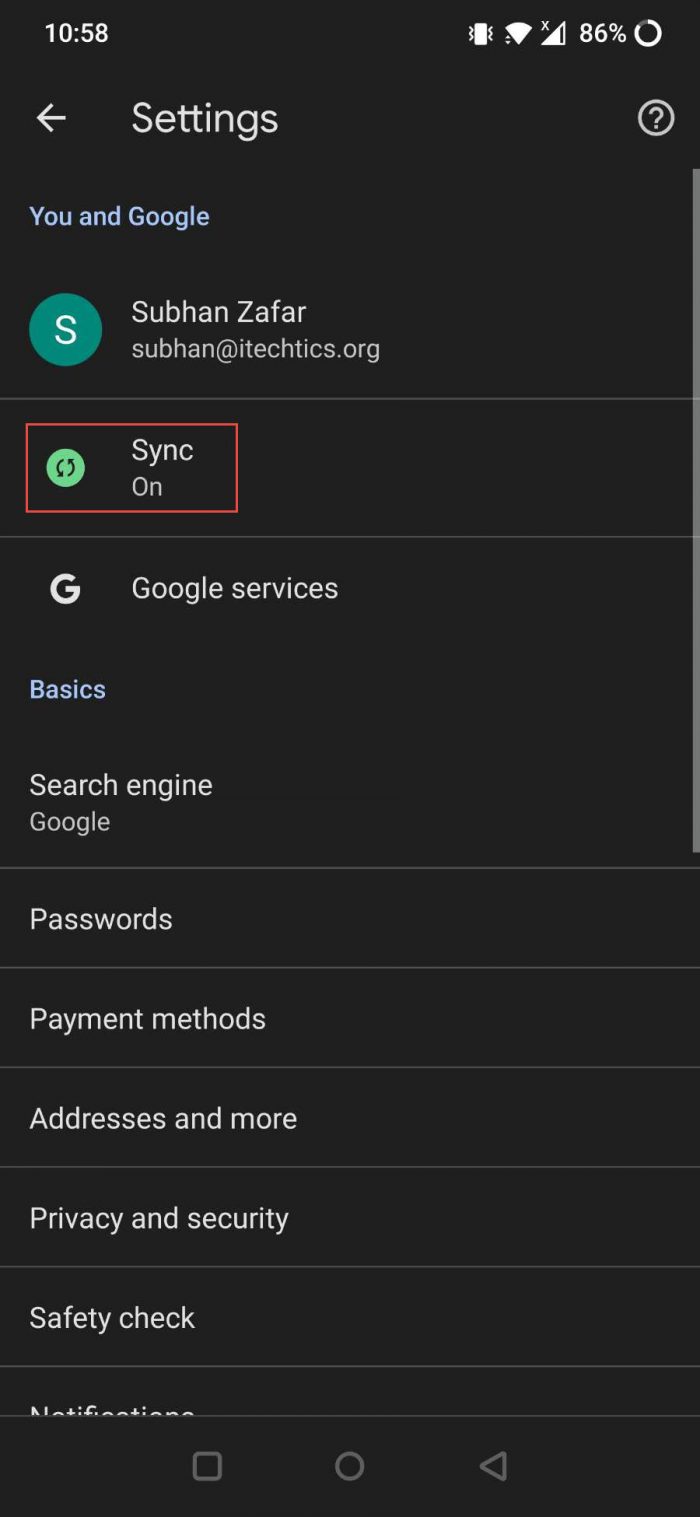 How To Transfer All Open Tabs Between Chrome Android and Chrome Desktop 3 sync on jpg